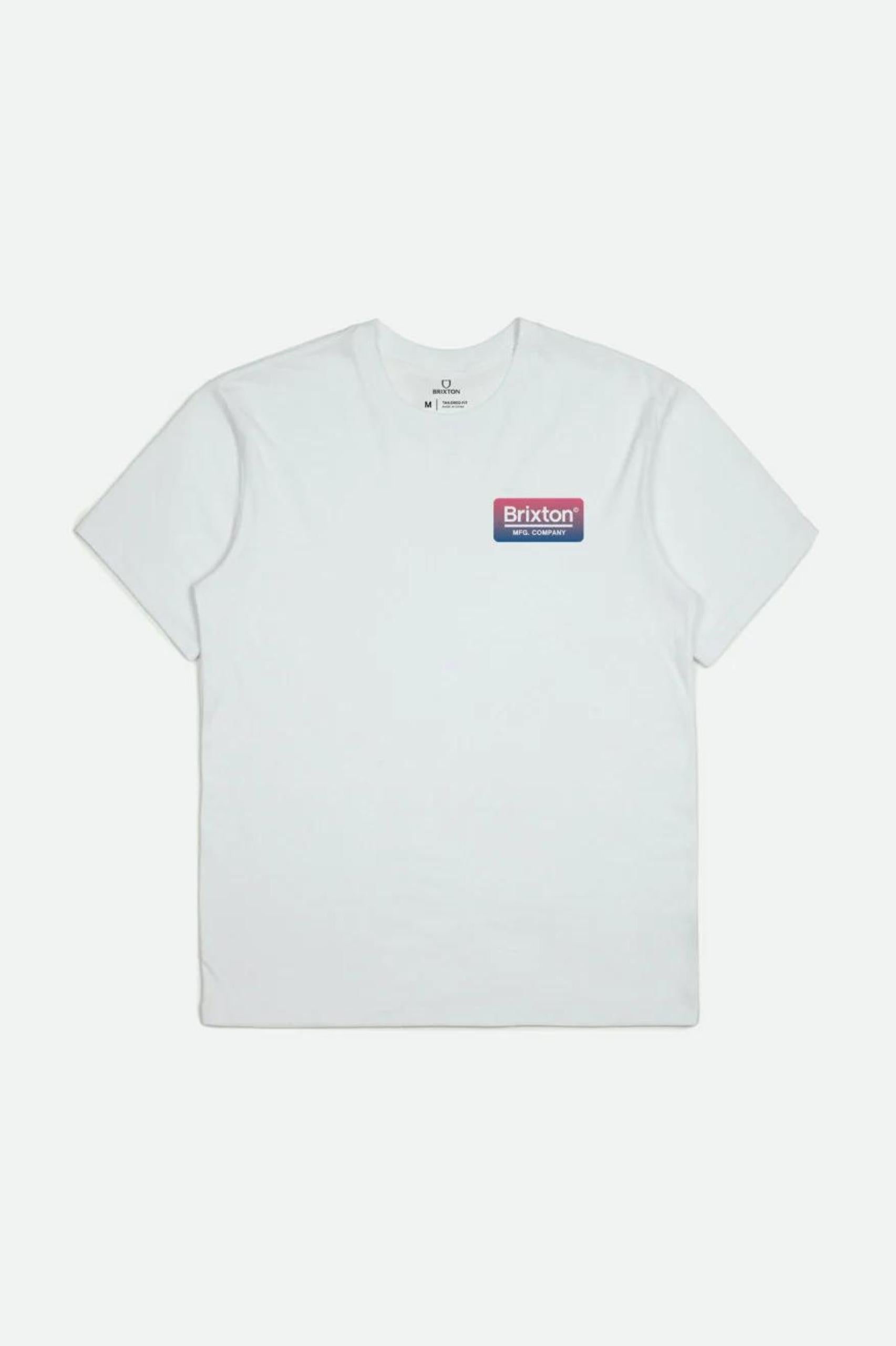 Brixton Mens Palmer S/S Standard Tee In White