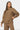 Champion Womens Relaxed Hem Crew in Midway Brown