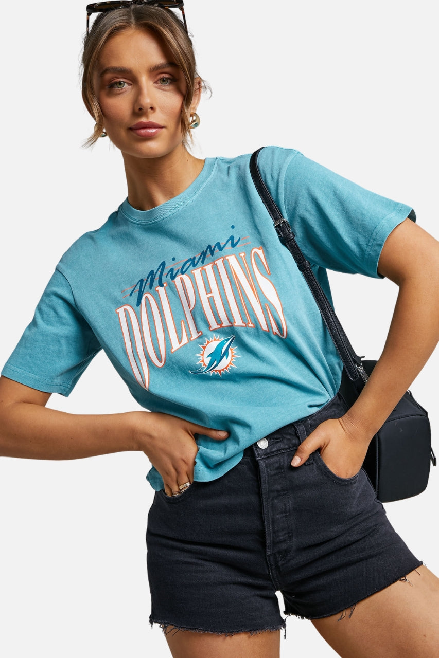 Majestic Miami Dolphins Vintage State Arch Tee Unisex