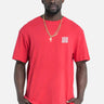 Huffer Mens Sup Tee/Stacked in Red