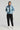 Huffer Womens Track Puffer Jacket in Blue Lake