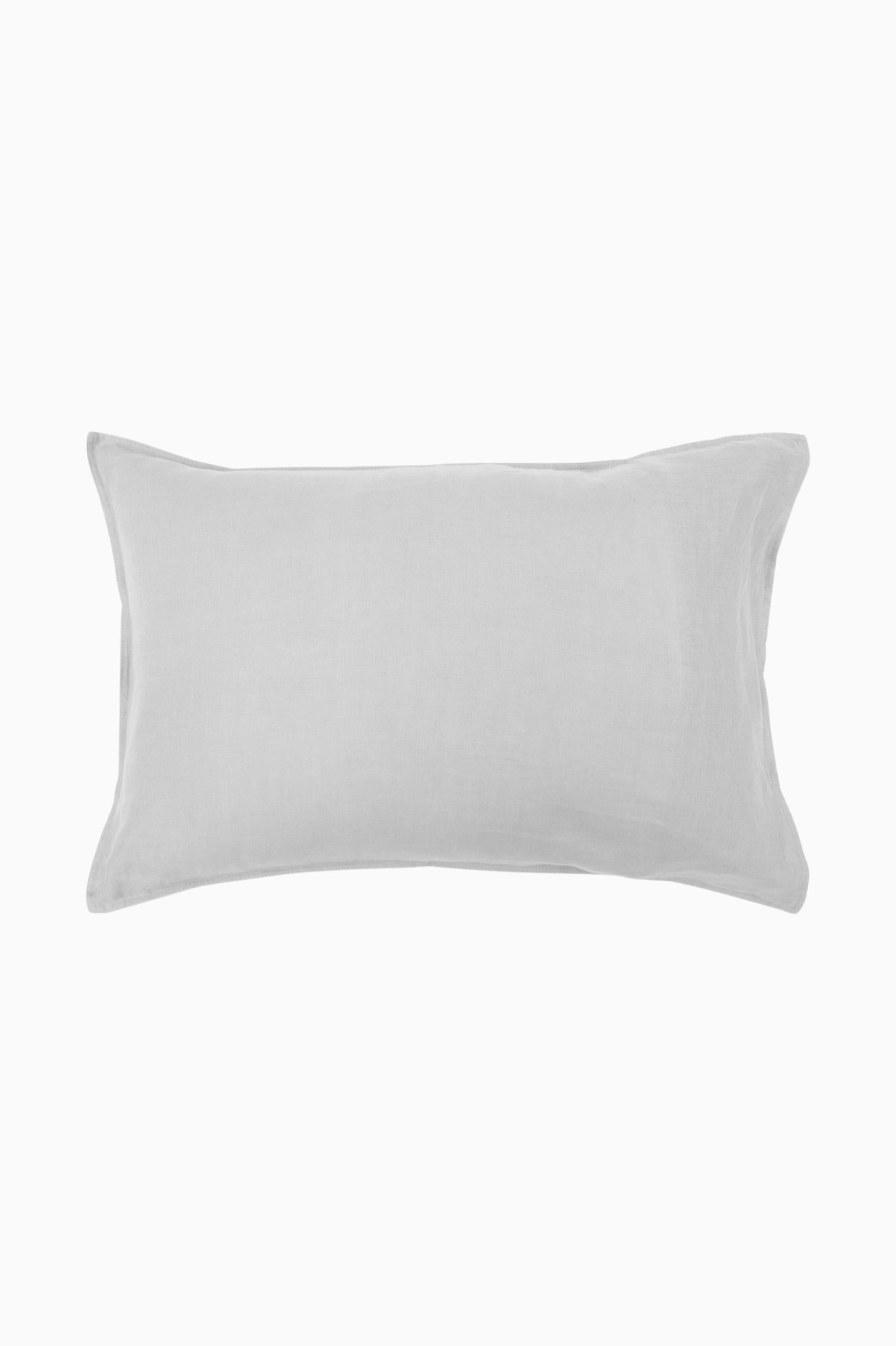 Linen Standard Pillowcase Set - Fog