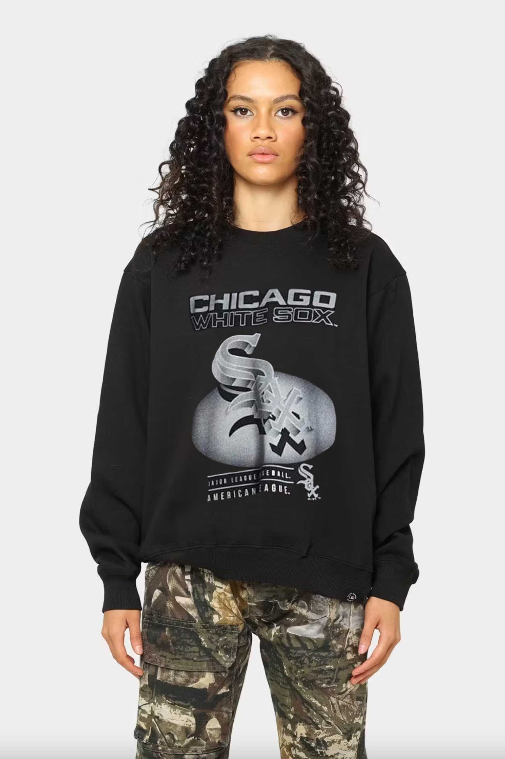 Majestic Chicago White Sox 3D Drop Shadow Crew