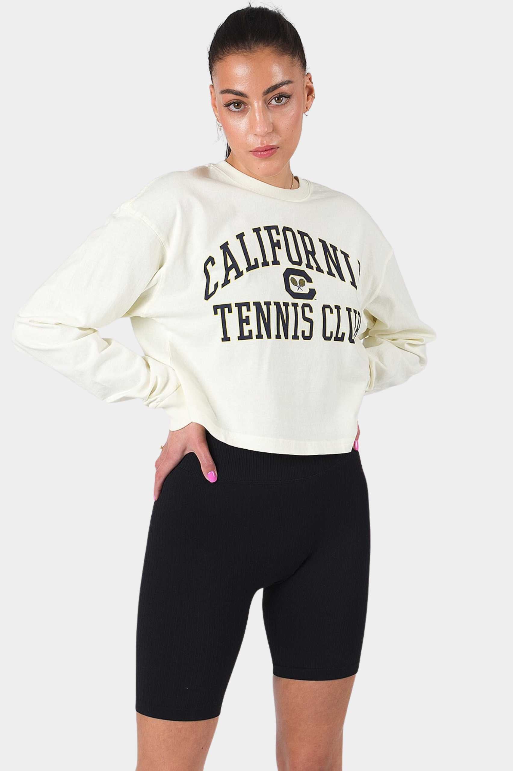 NCAA Berkeley Tennis Club LS Crop Tee