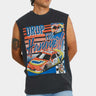 Nascar Drop The Hammer Muscle Tee in Black