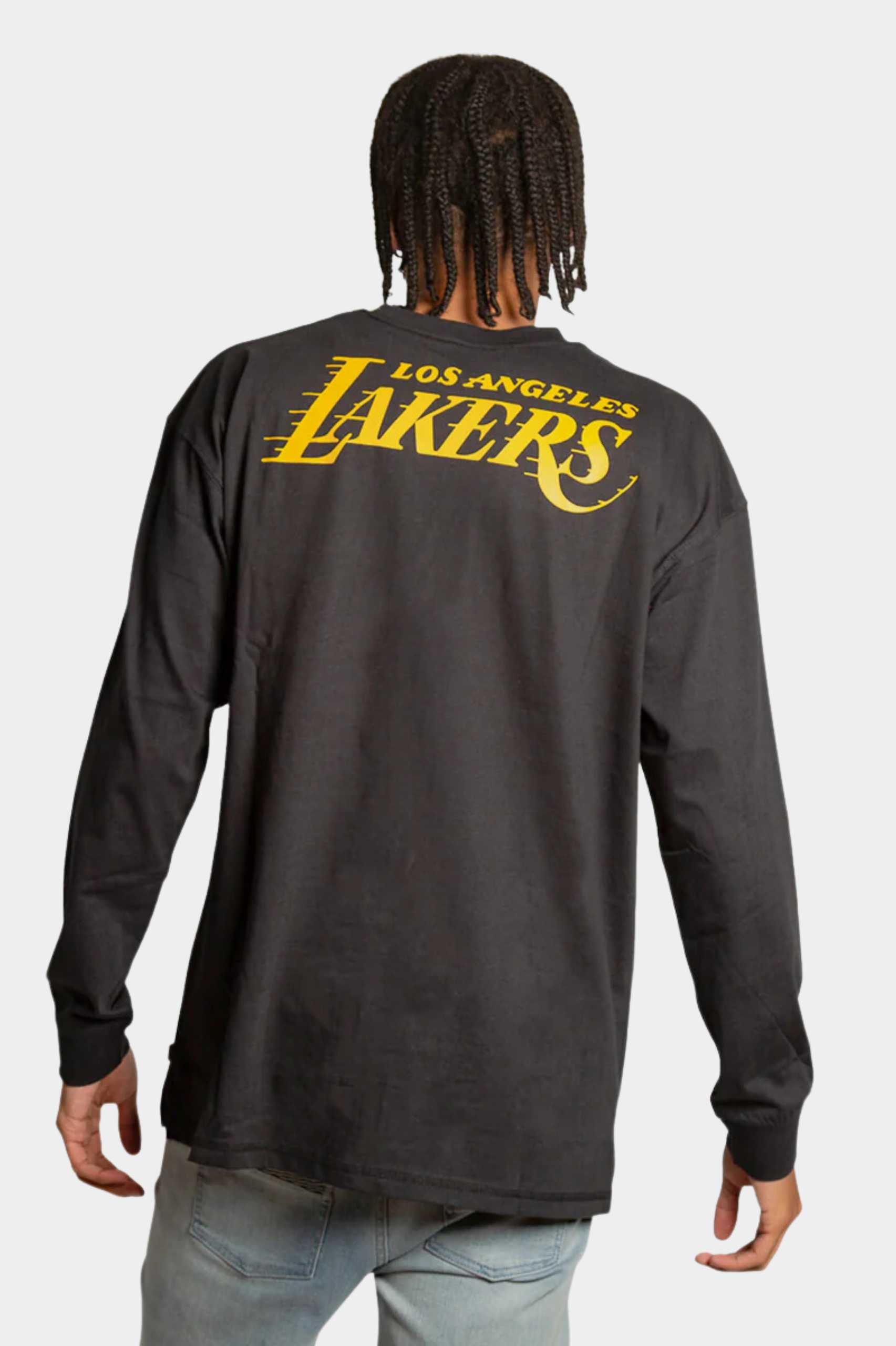 Outerstuff NBA LA Lakers Defence LS Tee Unisex