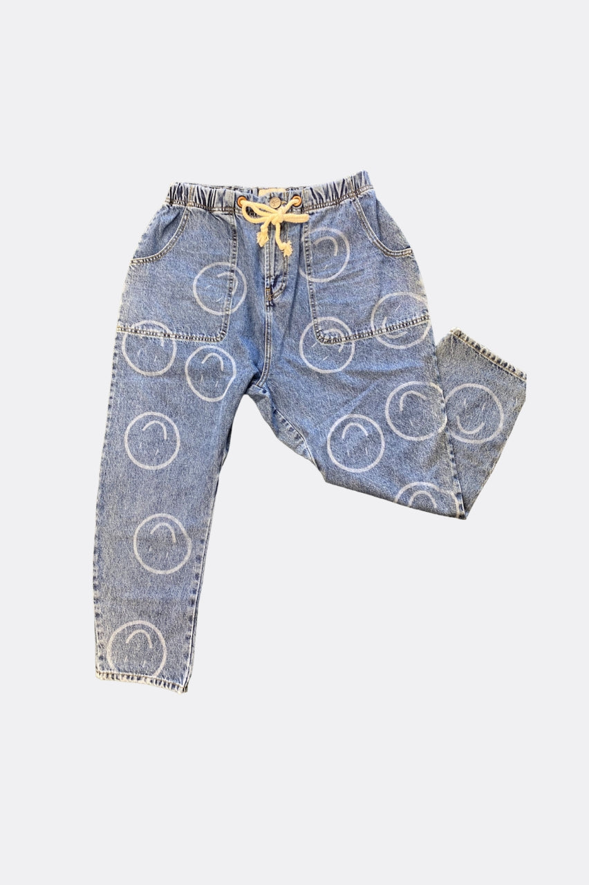 One Teaspoon Rosewood Smiley Shabby Kingpin Jeans