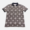 Brixton Proper Printed S/S Polo - Black (Medium)