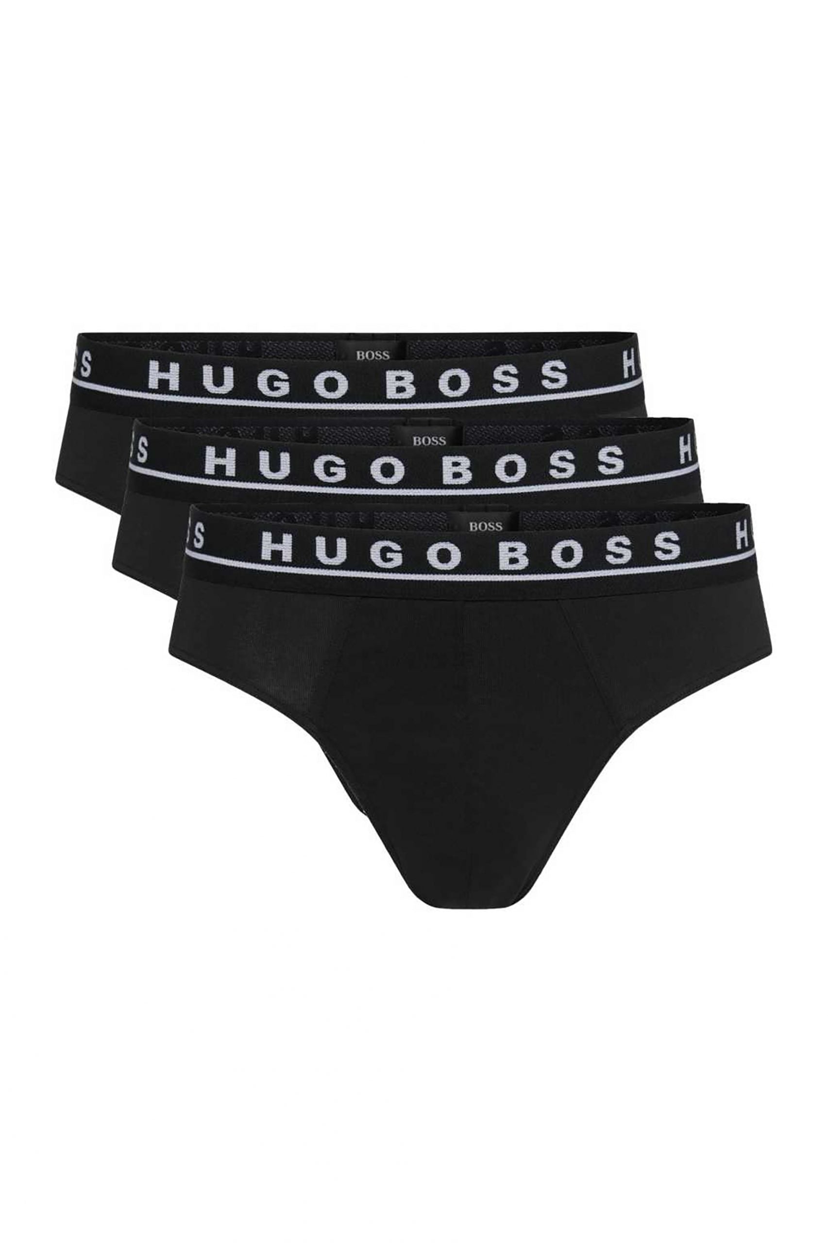 Hugo Boss Mens 3pk Briefs - Black