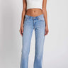 Abrand A 99 Low Straight Candy Jean in Vintage Blue