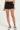 Abrand Womens A 99 Low Skirt in Washed Black