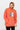 Brixton Mens Crowd Hooded Fleece in Coral