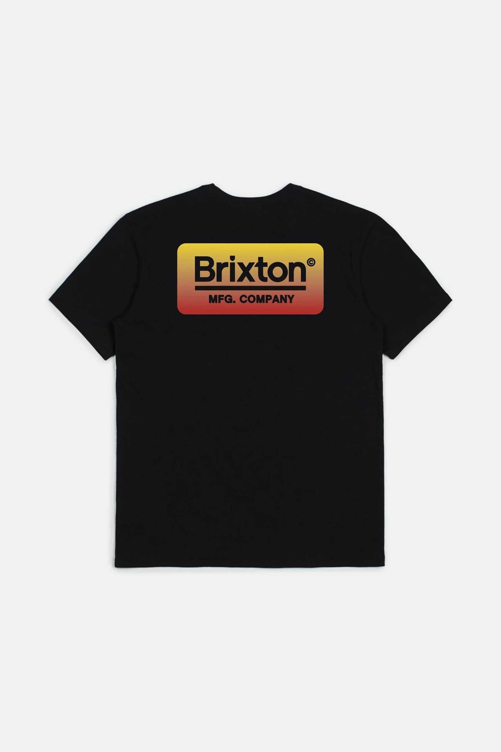 Brixton Mens Palmer S/S Standard Tee in Black