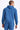 Brixton Mens Vintage Beat Up Fleece Hood in Joe Blue