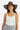 Brixton Womens Jo Straw Frayed Fedora in Deep Brown