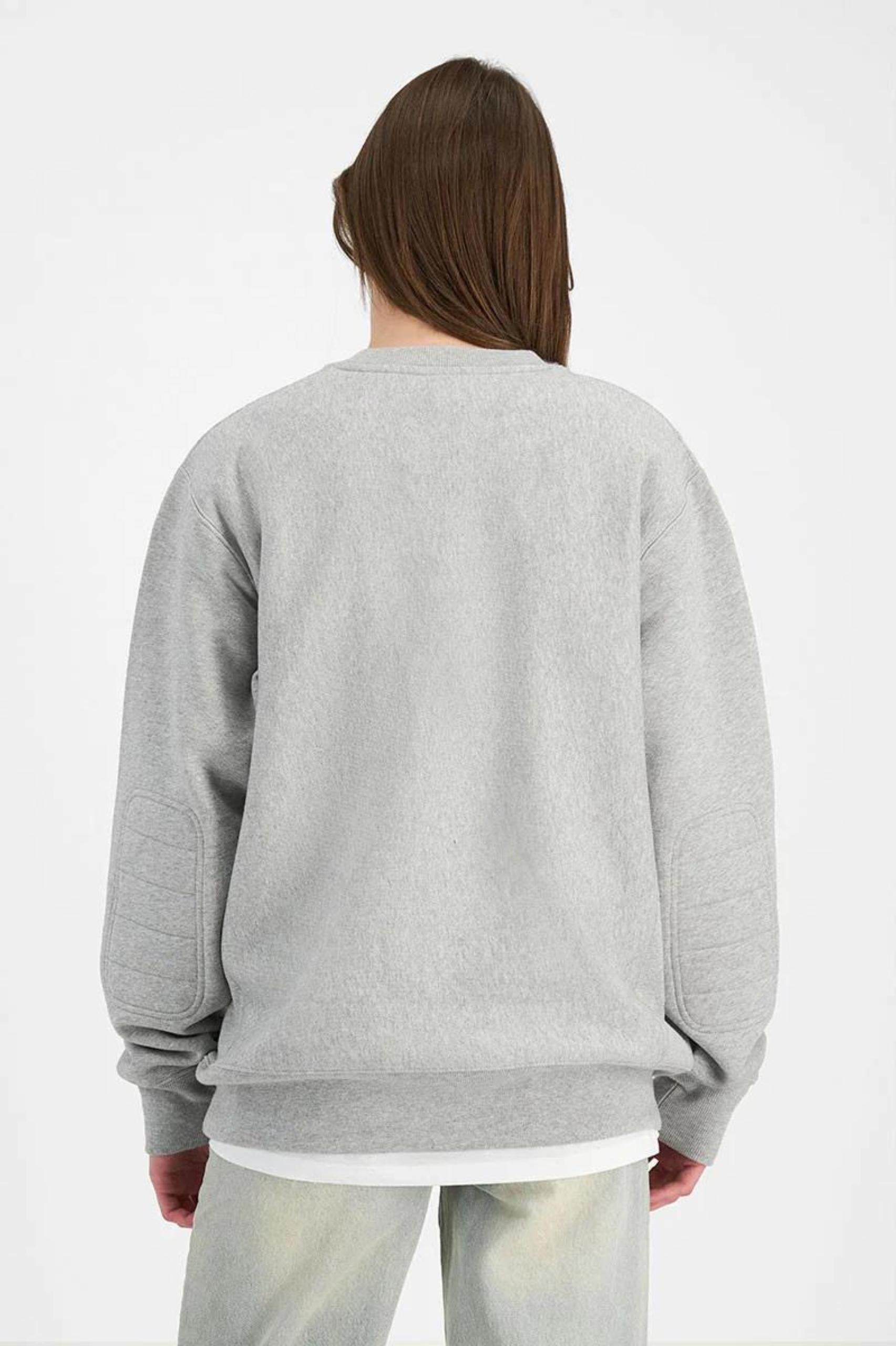 Champion Womens Reverse Weave Clubhouse Crew in Grey