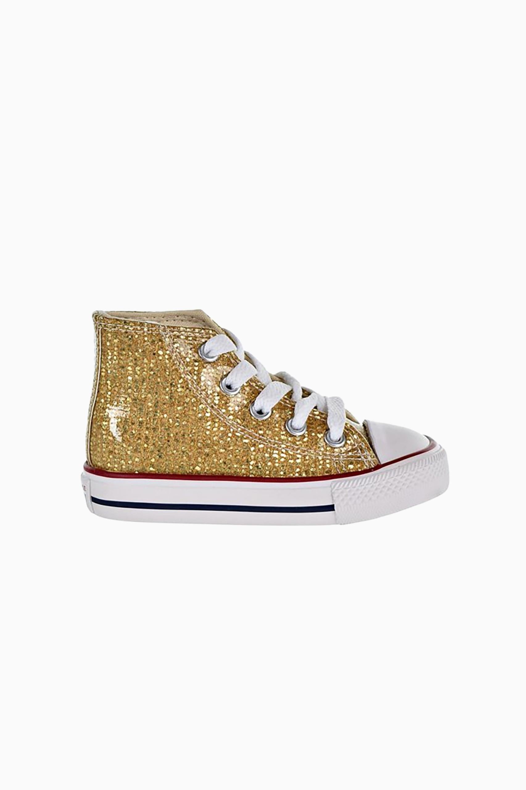 Converse Toddler's Chuck Taylor All Star Sparkle - Gold