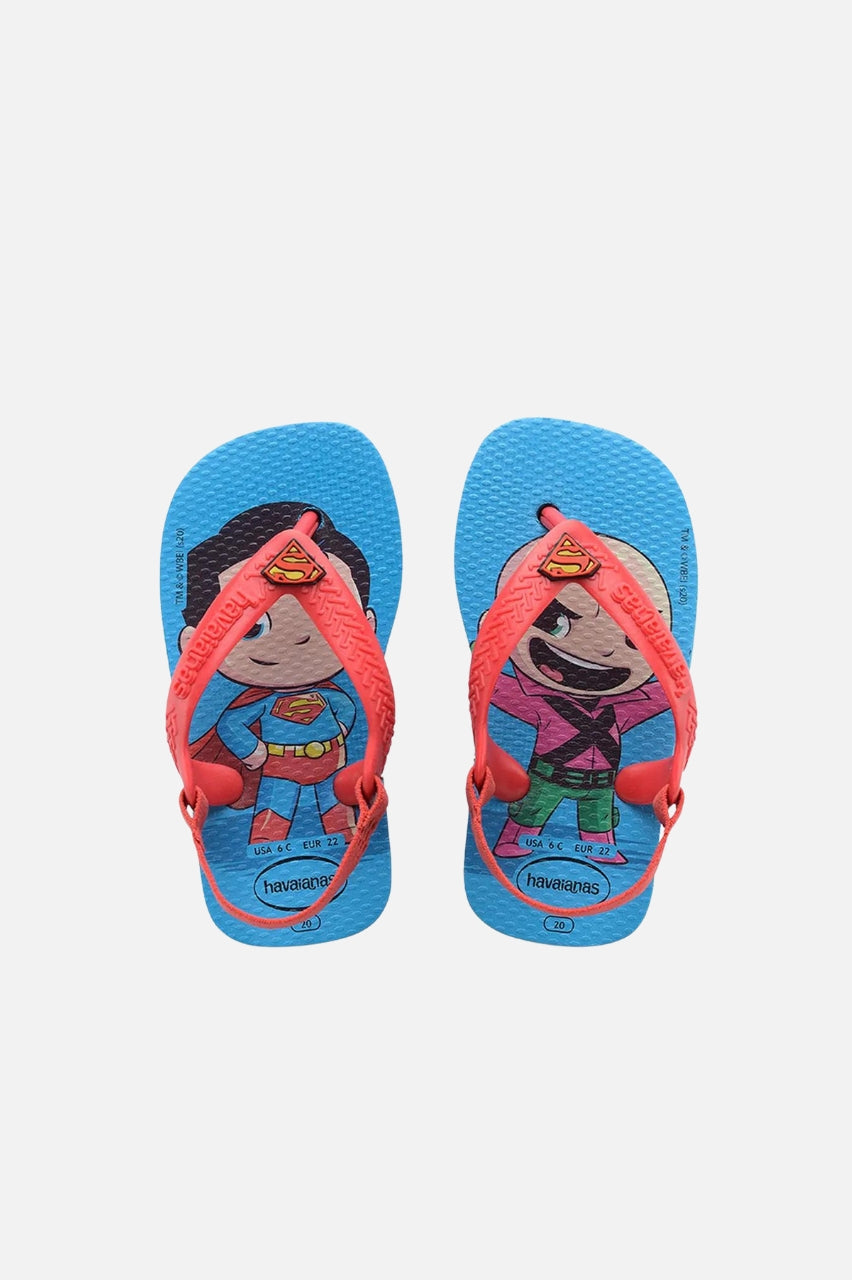 Havaianas Kids Max Herois infradito classiche DC Heroes per bambini in marina blu Havaianas Kids Max Herois infradito classiche DC Heroes per bambini in marina blu