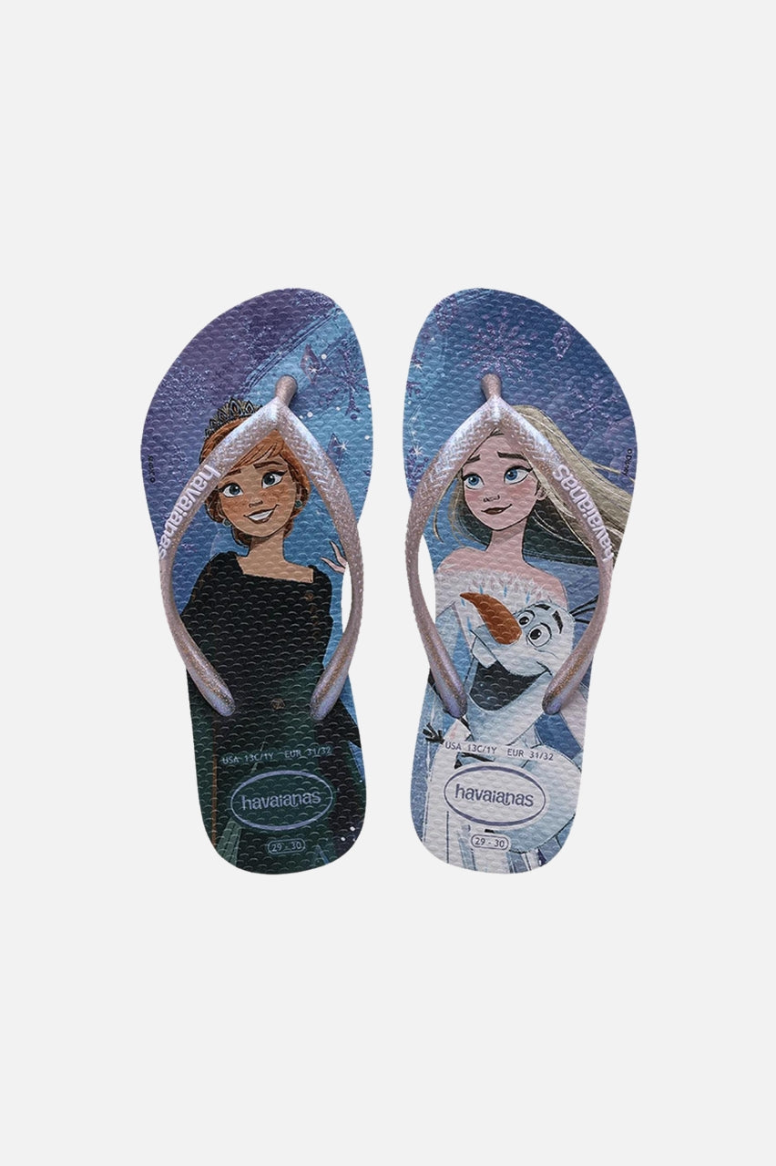 Havaianas Baby Frozen - Sandali Primi Passi Unisex Bimbi 0-24 Mesi, In Gomma, Colori Disney
