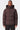 Huffer Mens Block Down Jacket in Cocoa