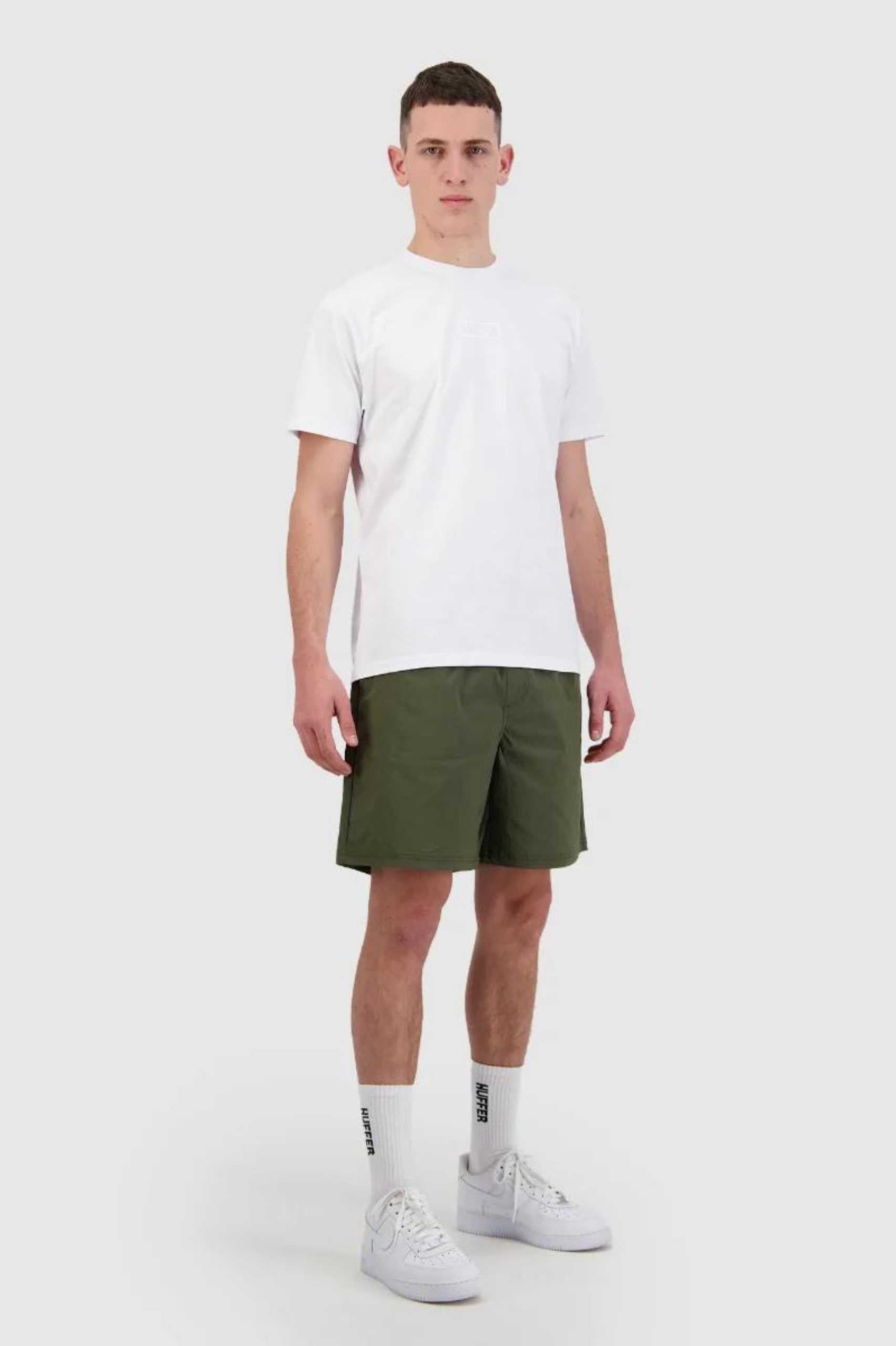 Huffer Mens Sup Tee/Focal in White