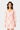 Huffer Mimi LS Shift Mini Dress in Pink/Scarlet