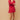 Huffer Mimi LS Shift Mini Dress in Scarlet