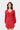 Huffer Mimi LS Shift Mini Dress in Scarlet