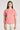 Huffer Womens Stella Tee/Ensemble in Pink Clay