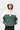 Huffer Womens U OF H Puffer Pullover in Evergreen/Chalk
