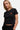 Huffer Womens Baby Tee/Bon Bon in Black