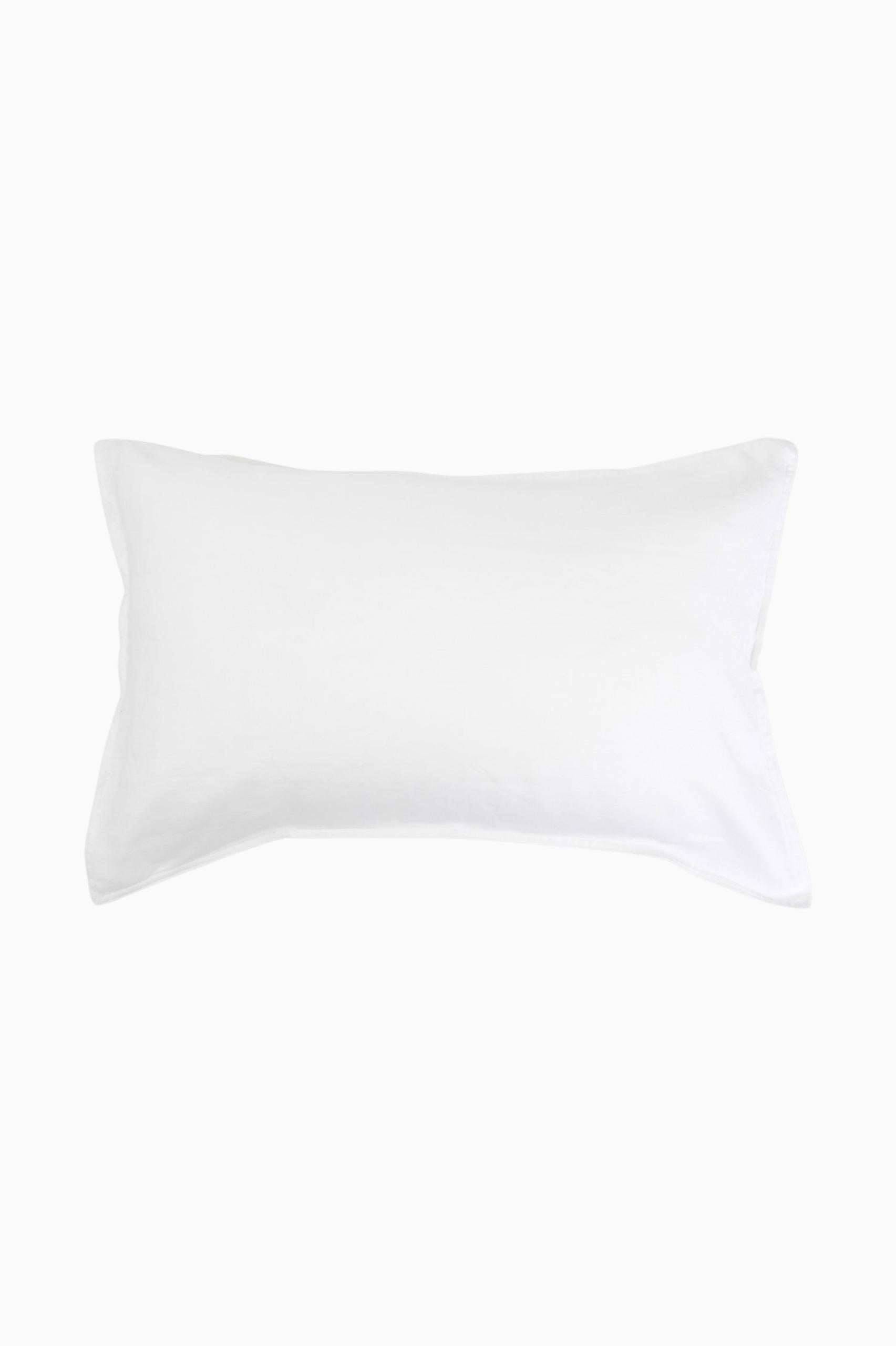 Linen Standard Pillowcase Set - White