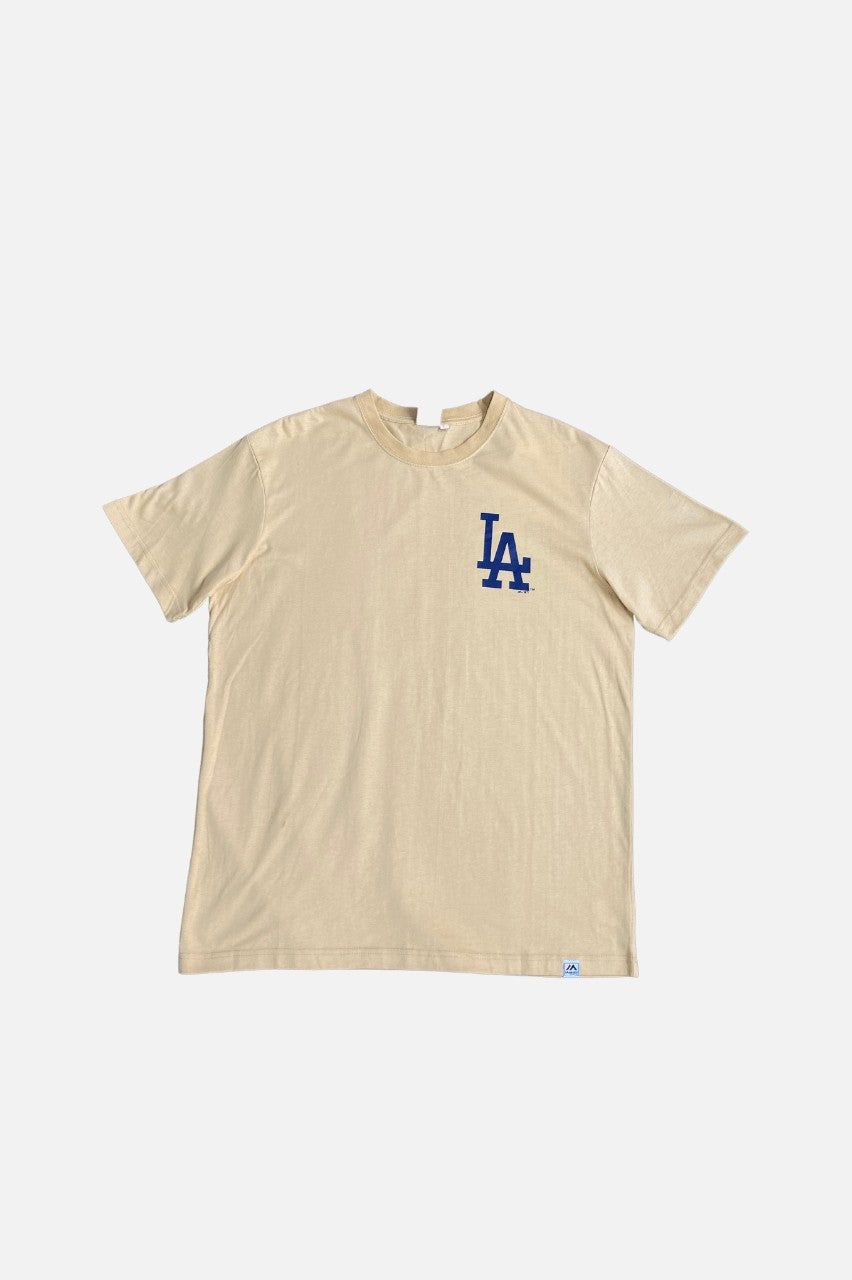 Majestic L.A Dodgers Tee in Camel - SAMPLE