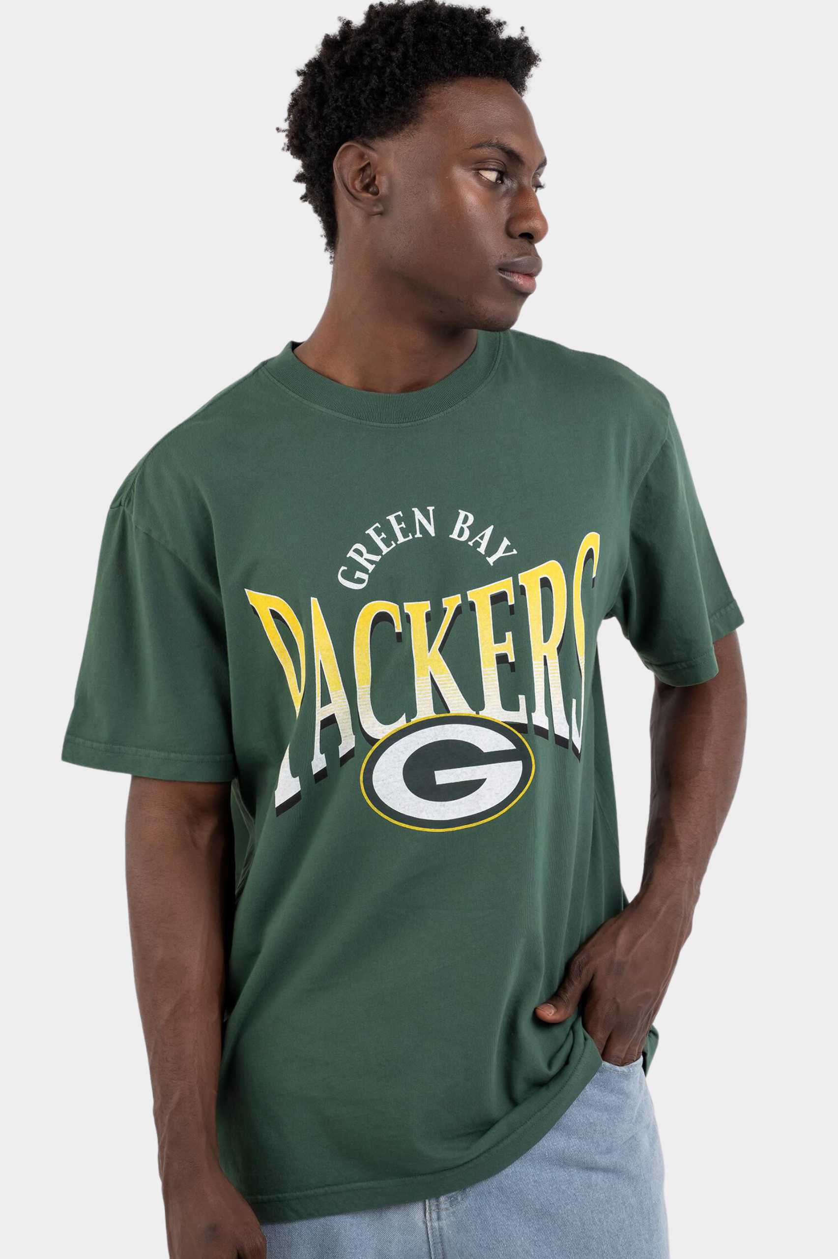 Majestic NFL Green Bay Packers Arch State Tee Unisex – SoStellar