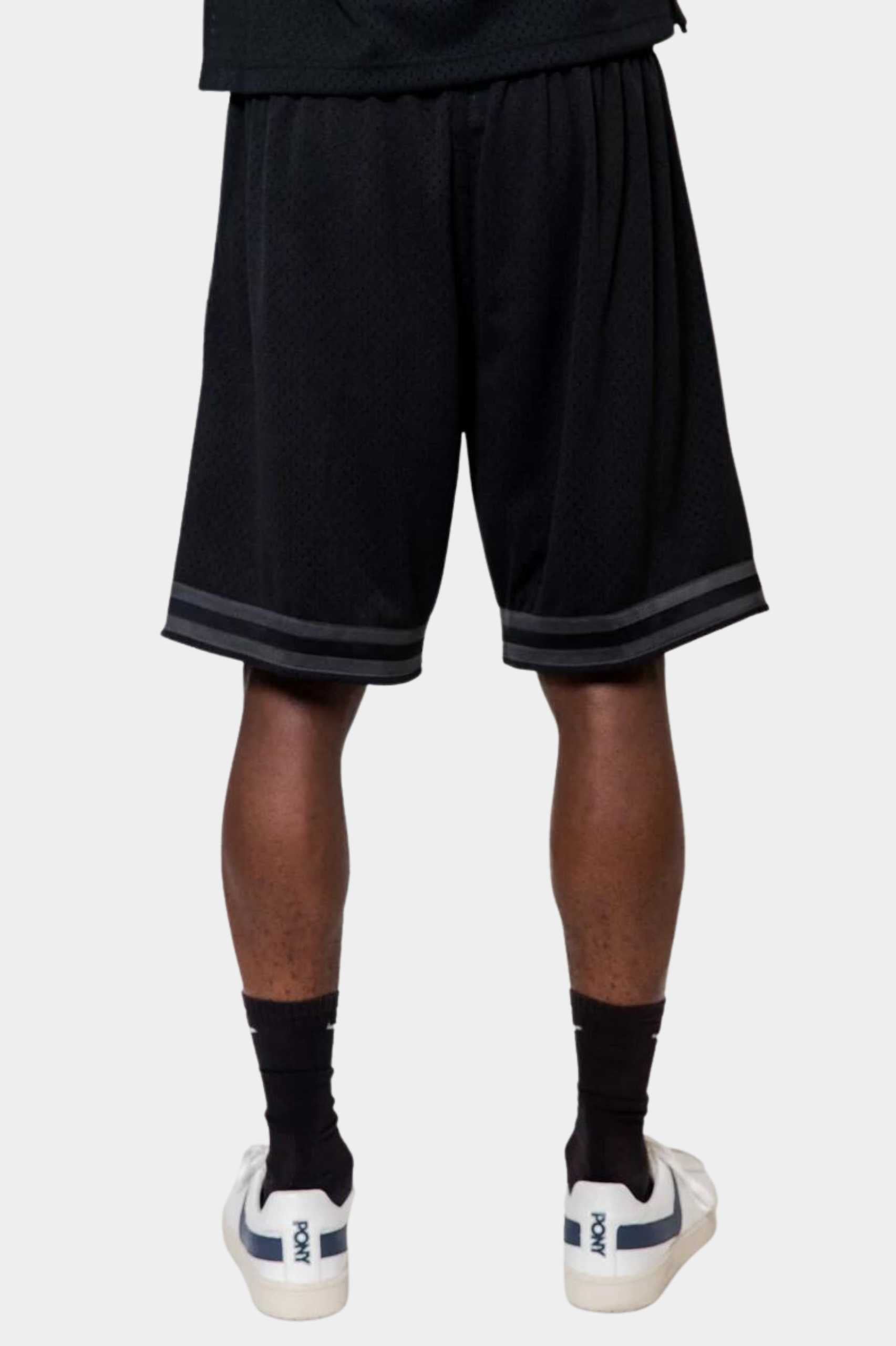 Mitchell & Ness Boston Celtics Tonal Black Swing Shorts