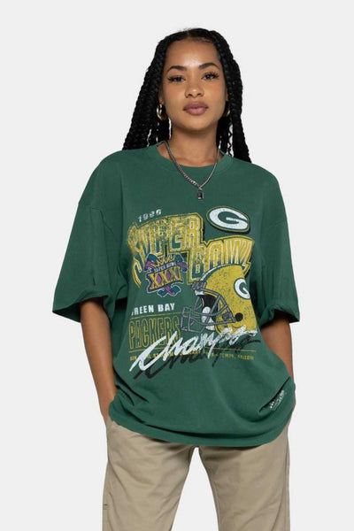 シャツ Mitchell & Ness Green Bay Packers Mitchell-Ness-Green-Bay-