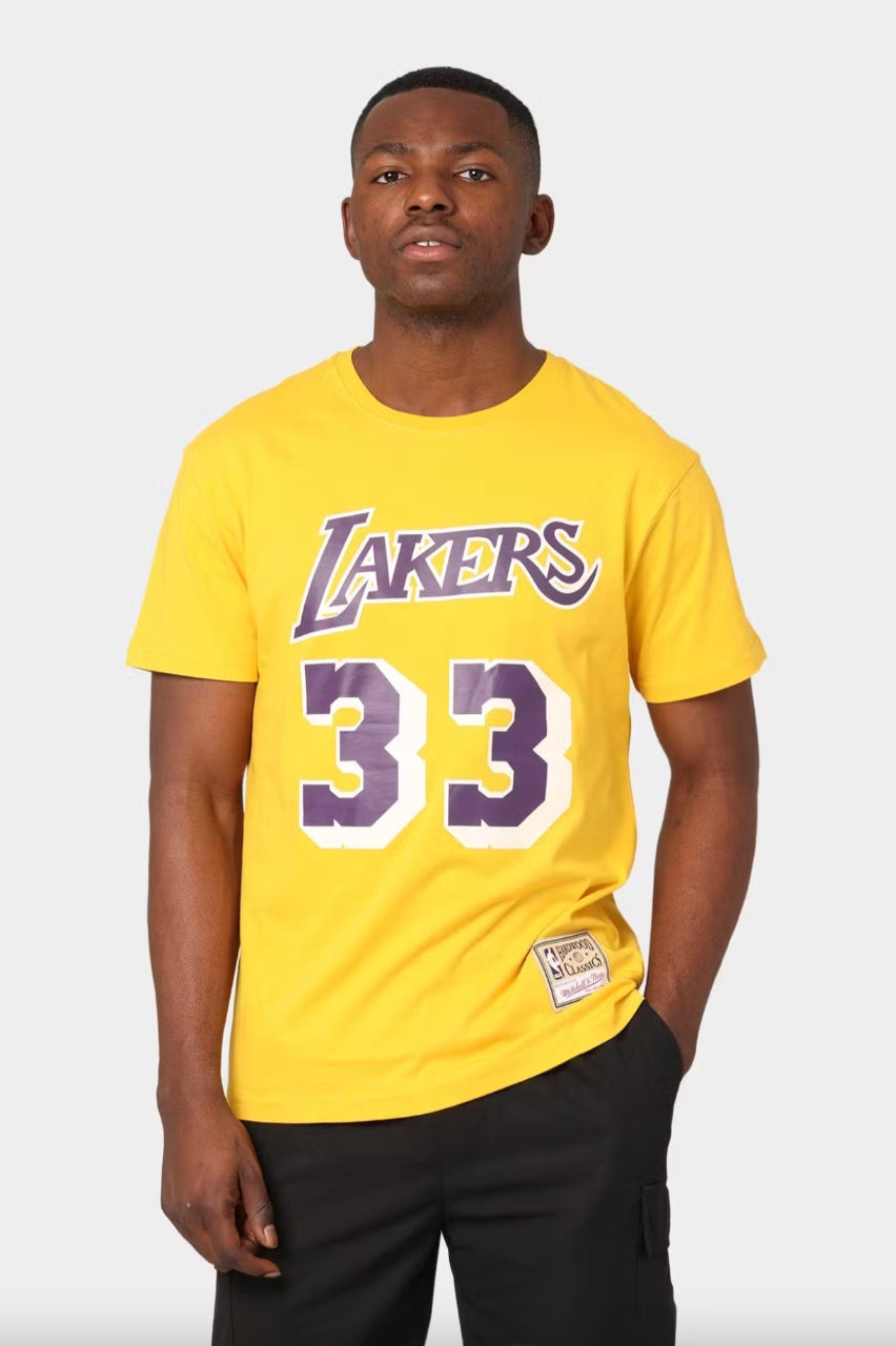 Mitchell & Ness LA Lakers Kareem Abdul-Jabbar Legends N&N Tee Unisex