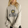 NCAA Michigan Uni Stack Logo Hood