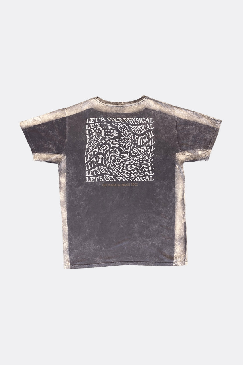 One Teaspoon Lets Get Physical Tee Washed Grey