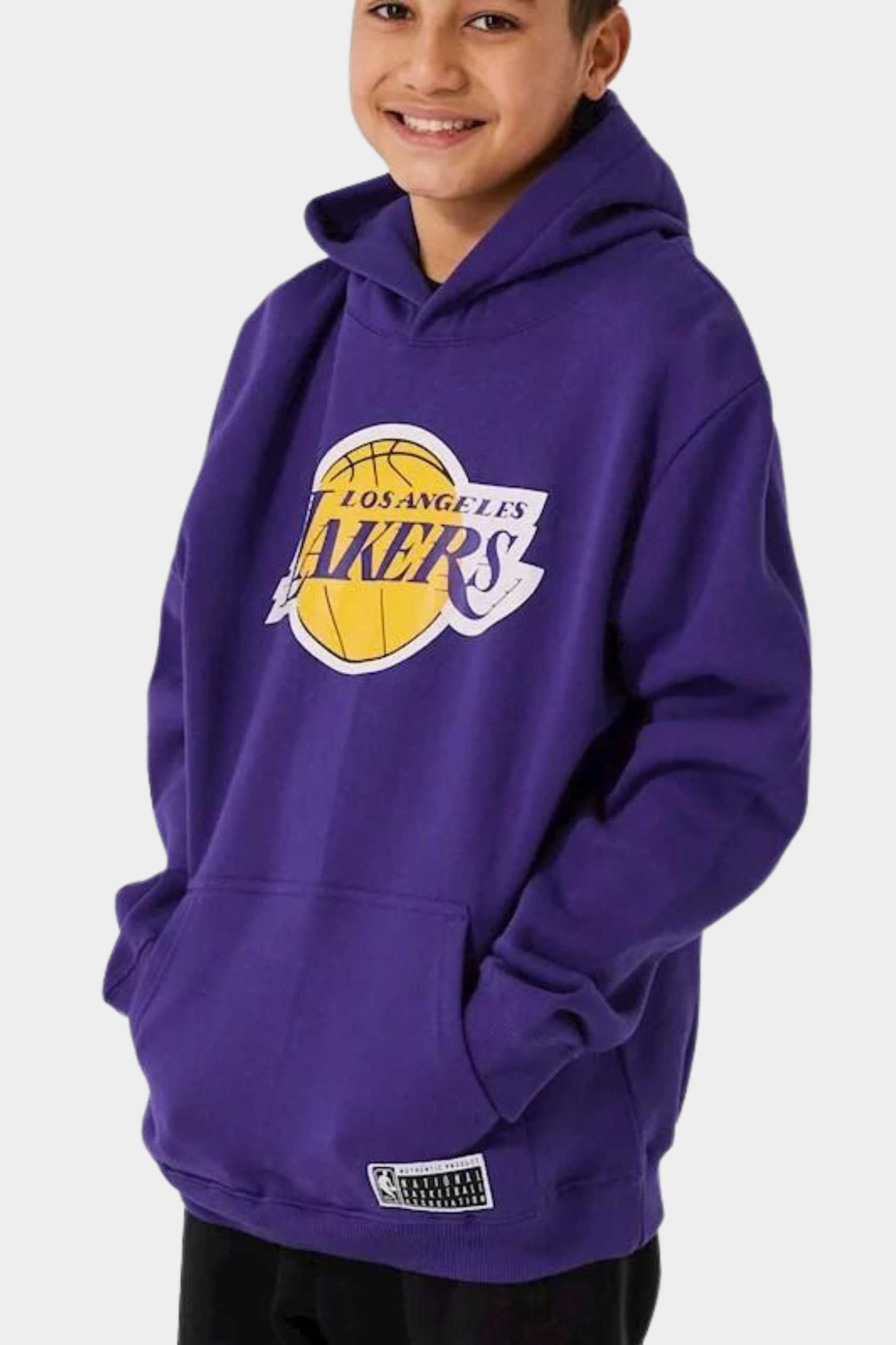 Outerstuff NBA Los Angeles Lakers Front Logo Hood - Youth