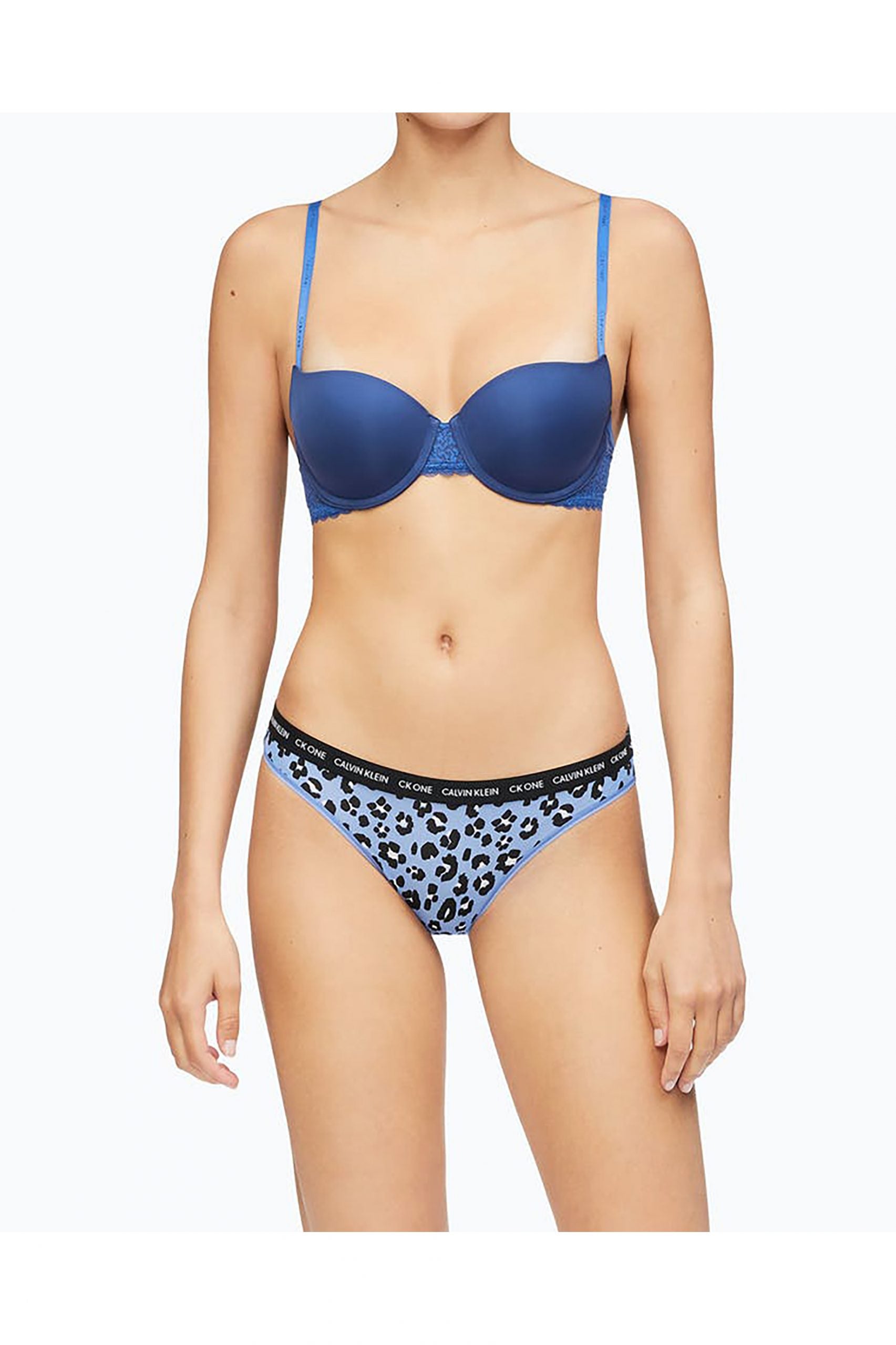 Calvin Klein CK One Micro Bikini - Leopard Azure