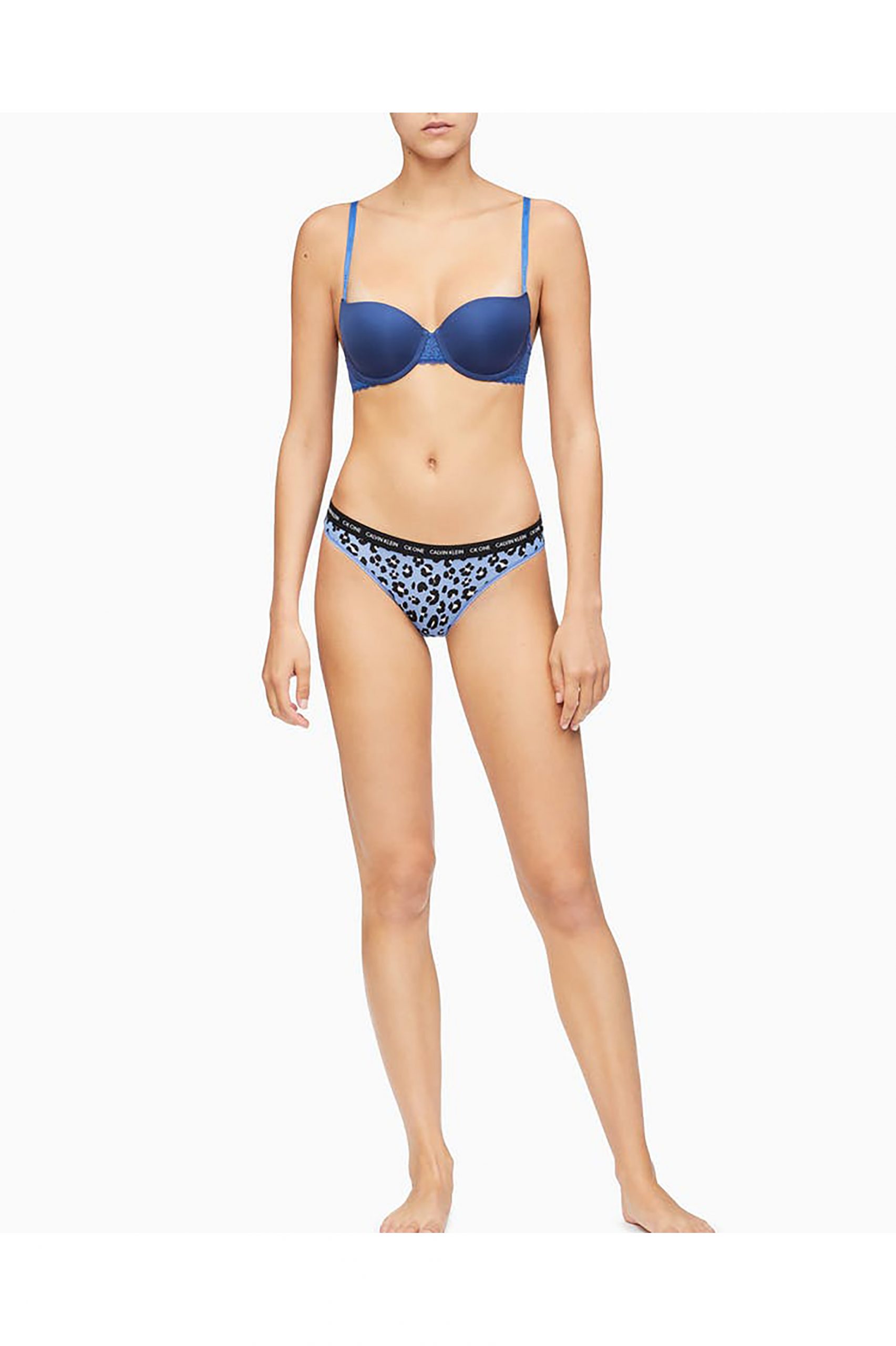 Calvin Klein CK One Micro Bikini - Leopard Azure