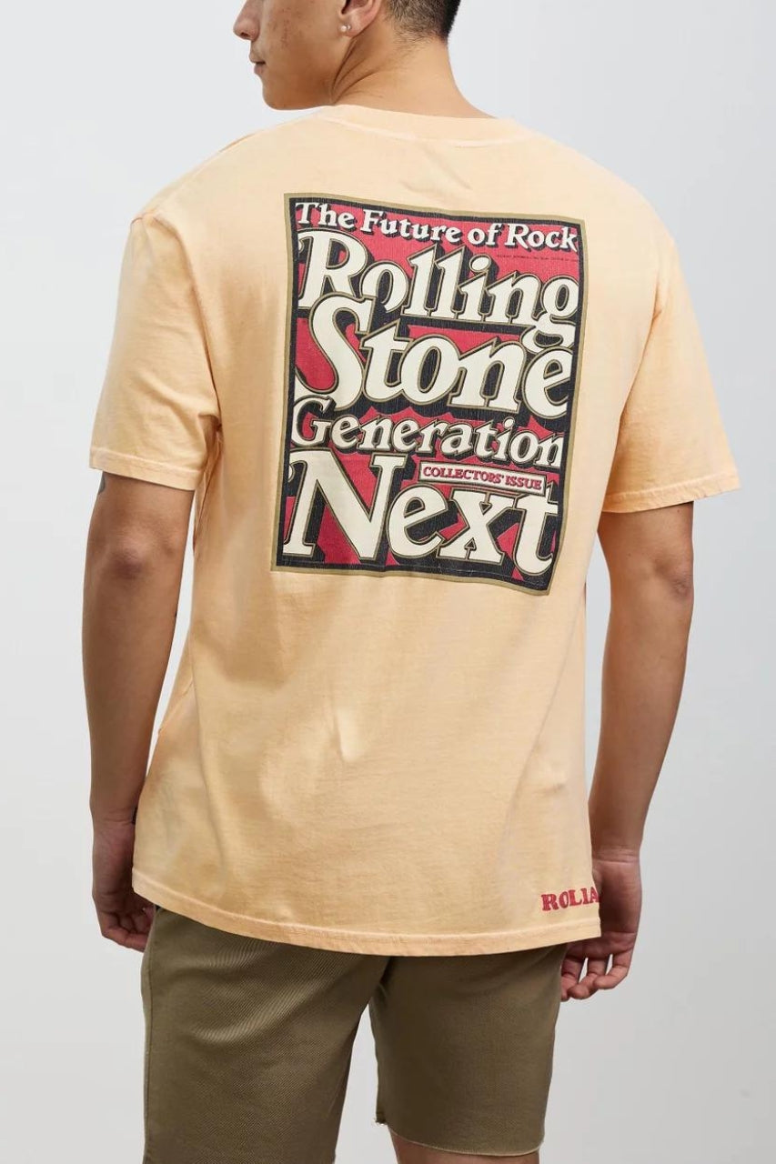 Rollas x Rolling Stone Future Of Rock Tee - Orange