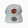 Majestic Calgary Flames Logo Dad Hat -White/Red