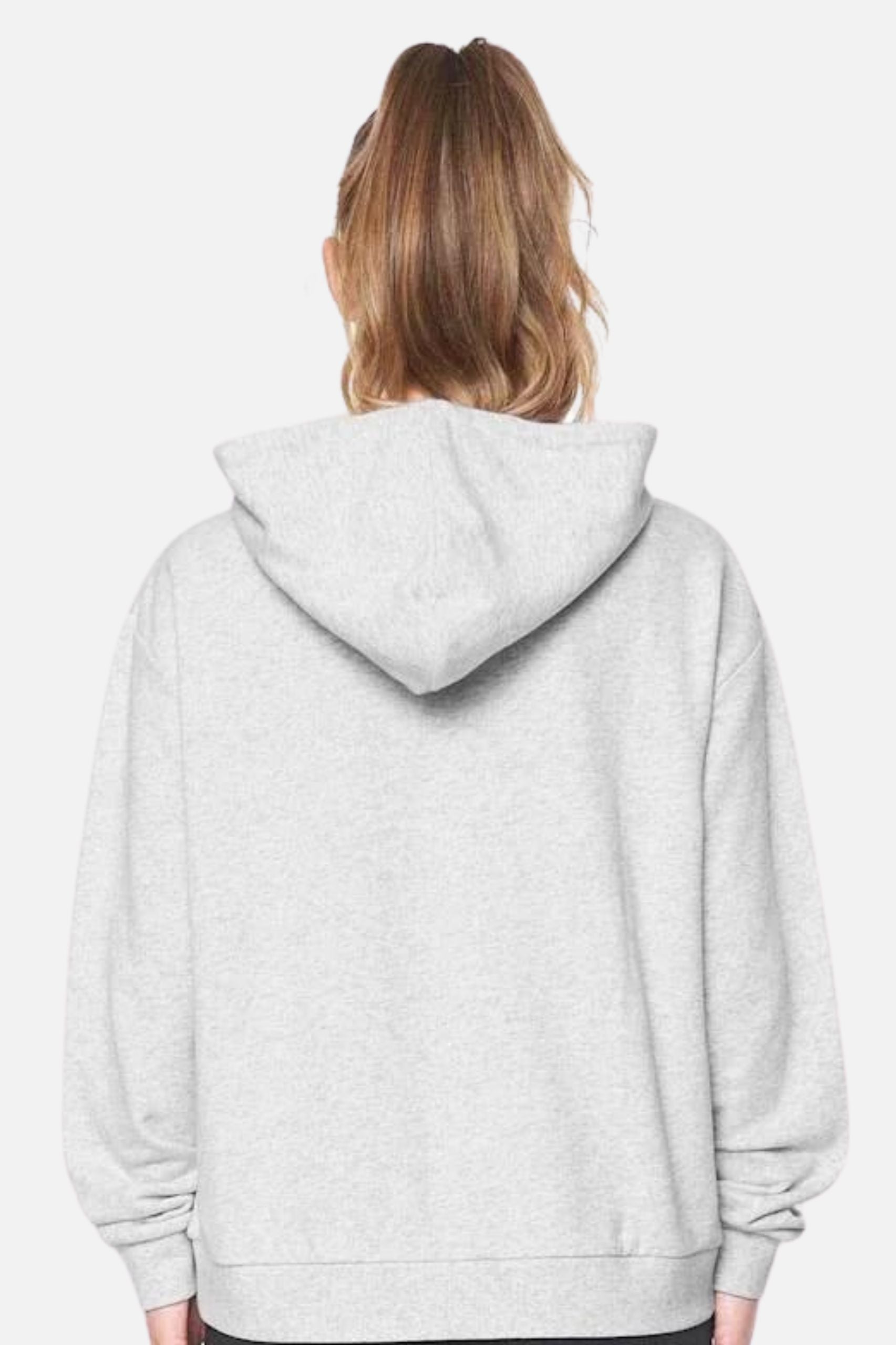 Huffer Womens Slouch Hood/3 Pointer in Silver Marle