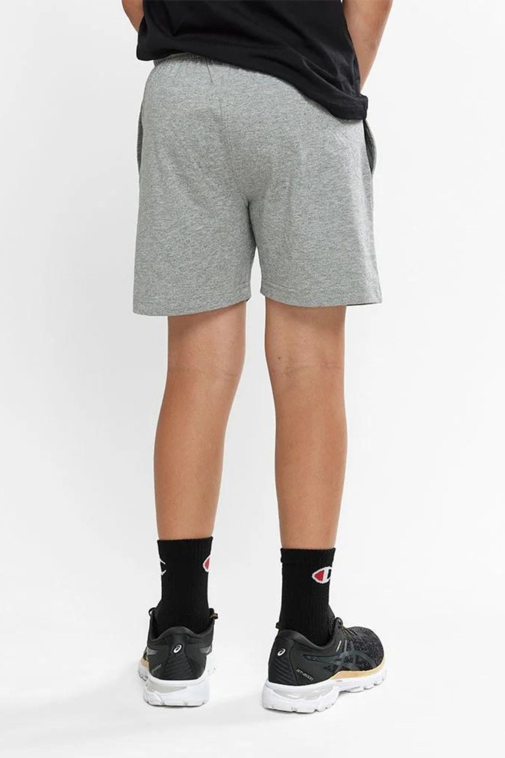 Champion Kids Jersey Script Short in Grey