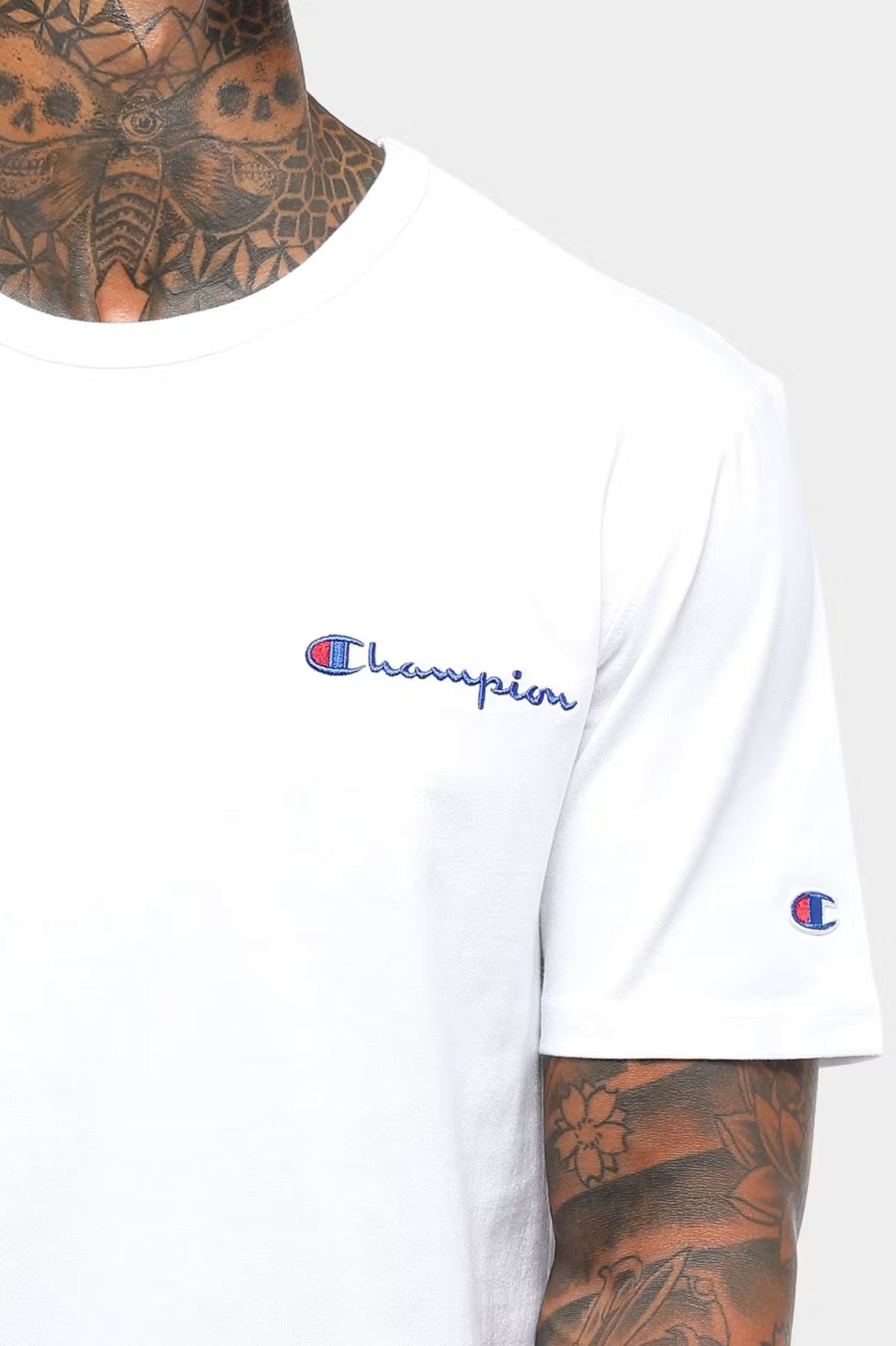 Champion Mens Heritage Tee in White