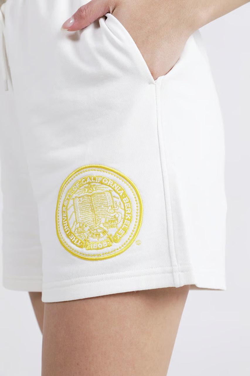 NCAA Berkeley Logo Sweat Shorts - Vintage White